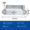 10 peças Conector Fivela de Fixação para Tubo Quadrado Base de Fixação para Poste Acessórios para Guarda-corpo Sem Solda Base de Ferro Galvanizado