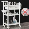 Carrito para Salón de Belleza, Carrito de Herramientas de Lujo para Salón de Pestañas y Peluquería, Estante de Almacenamiento Multicapa para Champú Venta al por Mayor