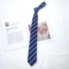 Corbata Azul Estilo Universitario jk Camisa Holgada Sin Golpes Accesorios Ropa Académica Rayada Japonesa Corbata de Lazo Mano Femenina Golpea Masculino dk