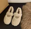 Sapatos de algodão quentes, baixos, bico redondo, para outono e inverno, para maternidade, com design fofo e de fada, adequados para uso externo