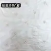 Novo tecido floral branco para vestuário feminino transfronteiriço, vestidos regata, camisas, lenços, lenços de cabeça, decoração de casa e cortinas