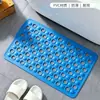Fabricante Banheiro Doméstico Tapete Antiderrapante para Chão Oco Absorvente de Água Espessado com Ventosas Tapete Massagem para Pés de Banheiro Venda por Atacado