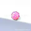 Brincos de Opala com Renda de Liga de Titânio F-136 Titânio G23 Opala com Rosca Interna Brincos de Opala Joias para Piercing Adorno de Cabeça