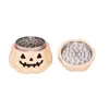Moedor de Tabaco Cruzado Novo Formato de Abóbora de Halloween Dentes de Zinco Conjunto para Fumar Atacado