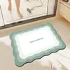 Alfombrilla de baño de tierra de diatomeas con forma de nube, absorbente de agua, secado rápido, antideslizante, suave, alfombrilla para puerta de baño de tierra de diatomeas, alfombrilla para pies para el hogar