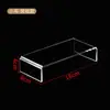 Expositor acrílico de varios niveles, soporte trapezoidal para perfumes, zapatero, organizador transparente de varios niveles para figuras y cajas sorpresa.