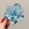 2025 Nuevo Estilo Pastoral Horquilla de Flor Amarilla para Mujer Chica Dulce Mori Horquilla para Flequillo Pinza de Encaje Adorno para el Cabello