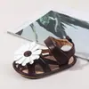 Sandálias para Bebês Meninas, Novos Sapatos de Verão para Crianças Pequenas, Sapatos de Bebê com Flores, Sapatos Antiderrapantes para Primeiros Passos, Respiráveis e Confortáveis