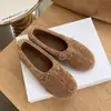 Otoño/Invierno 2026 Zapatos Planos Individuales Redondos con Lazo Retro Francés Mocasines Suaves para Mujer