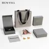 Caja de Anillo de Joyería Plegable con Hebilla Magnética Personalizada Caja de Papel Tipo Sub-libro para Empaque de Joyería Caja de Joyería para Colgantes de Plata Pulseras