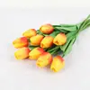 Tulipa Artificial de PU Flor Falsa Casamento Festa Decoração de Casa Flor Cruzamento Comércio Exterior Flor Fabricante Atacado