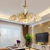 Nuevo Modelo 2025 Candelabro Totalmente de Cobre, Luz Principal para Sala de Estar, Estilo Francés, Americano, Europeo, Lámpara de Cristal de Lujo Ligero, Candelabro Grande para Comedor y Dormitorio