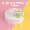 Copo de chá de leite de simulação miniatura comida copo de brincar cartão goo cola de leite copo de sorvete material acessórios DIY pingente de chaveiro