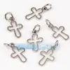 Accesorios para Joyería DIY Cobre Puro Microincrustado Calado Cruz Estrella de Cinco Puntas Estrella de Cinco Puntas Colgante Pequeño
