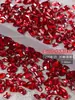Arte de uñas de Año Nuevo Ancora base roja con taladro mixto con forma de rayo corazón torcido óvalo punta inferior taladro joya para uñas venta al por mayor