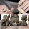 Comercio Exterior Herramienta Transfronteriza para Cerámica Juego de Cuchillos para Escultura en Arcilla Plastilina Arcilla Plástica Cuchillo para Escultura en Arcilla Esponja Pincel de Cerámica Plástico