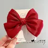 Presilha de Cabelo Laço de Princesa Acessório de Cabelo Infantil para Meninas, Presilha Bico de Pato Fofa e de Alta Qualidade para a Parte de Trás da Cabeça, Grampo Top Clip Acessório de Cabelo