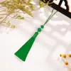 Marcador de Página com Franja de Borla de Sementes de Cabaça 8cm Pingente Pequeno para DIY Borlas Ornamentos de Estilo Antigo Charms Sachês Perfumados Caixa de Presente Acessórios para Headwear