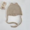 Chapéu de bebê outono sul outono e inverno coreano alça proteção auricular chapéu quente bebê malha chapéu bebê lã chapéu