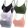 Amazon Temu Sujetador Strapless Sexy Inalámbrico Push-Up Transfronterizo con Tirantes Cruzados y Hermoso Diseño de Espalda para Mujer