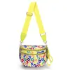 Bolsa Tendência de Ombro Único para Mulheres, Nova Moda Versátil em Tecido Oxford de Grande Capacidade Formato Concha, Bolsa Transversal Casual Leve