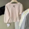 Cárdigan Popular de Verano para Niñas con Lazo de Seda Helada para la Vuelta al Cole Chaqueta Fina para Aire Acondicionado