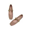 Verano 2026 Nuevo Comercio Exterior Talla Grande Sandalias Casuales Cómodas para Mujer Hebilla Metálica Huecas Moda Ropa Exterior Talla Única