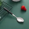 Mango Cerámico Nórdico Patrón de Mármol Acero Inoxidable Vajilla Occidental Cuchillo y Tenedor Cuchara Cuchillo y Tenedor para Bistec Fábrica Outlet de Vajilla