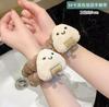 Linda Banda para la Muñeca de Lavado Facial de Arroz y Pan, Diadema, Pulsera de Felpa, Puño, Artefacto Impermeable, Diadema para el Cabello de Otoño e Invierno, Adorno para la Cabeza