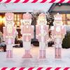 Cascanueces Brillante Cartel Navideño para Exterior Decoración Navideña para Jardín Estaca para Jardín de Soldado