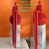 Lámpara de escultura abstracta de bola de personaje Lámpara de sala de exposiciones lámpara de oficina de ventas de hotel Lámpara de decoración artística lámpara de león lámpara de pie con forma humana