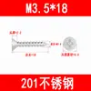 Tornillos Autorroscantes Avellanados 201/304, Tornillos Autorroscantes de Cabeza Plana Phillips, Tornillos para Madera Ka de Punta Cónica M3M3.5M4M5M6