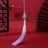 Suporte de Flores Imitação Jade Dongling Fivela Ping'an Franja de Borla Estilo Antigo Acessório de Botão de Pressão Qipao Marcador de Página Pingente Borla Fabricante Atacado