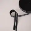 Fabricante de Cinta Jacquard de Nylon Imitación Personaliza con Logo Impresión por Transferencia Térmica de Poliéster Correas de Hombro para Mochilas, Bolsas, Ropa, Materiales para Zapatos y Accesorios