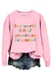 Moletom Feminino Gola Redonda Amazon Ebay em um Mundo Cheio de Avós Novo Estilo Top Estilo Europeu e Americano