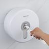 Caja de papel higiénico de rollo grande con dispensador central para pared, redonda, dispensador central de papel higiénico, ahorro de papel, corte automático de papel