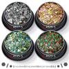 Polvo de glitter + lentejuelas pequeñas mixtas + tiras de filamento tipo cebolla traje mixto de joyería para uñas material epoxi para esmalte de uñas