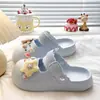 Zapatos Zuecos Juveniles y Antienvejecimiento con Borde Dulce Ondulado para Mujer, Sandalias Mary Jane Cerradas de EVA para Verano, Uso al Aire Libre y Viajes