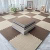 Alfombra de suelo transfronteriza para dormitorio, tatami para el hogar, manta de lino universal para las cuatro estaciones, lavable