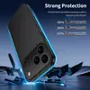 Funda magnética para teléfono adecuada para Apple 17Promax iPhone16 Patrón de fibra de carbono Antideslizante 15 Anticaída 14 Funda protectora