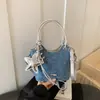 Bolso Exquisito de Gran Capacidad Transfronterizo 2026 Nuevo Bolso de Hombro Bajo el Brazo para Mujer Bolso Cruzado Tipo Cubo para Viajes
