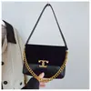 Bolsa de Moda de Luxo para Mulheres 2025 Nova Tendência Versátil Corrente Pequena Quadrada Grande Capacidade Estilo Coreano Ombro Bolsa para o Dia a Dia