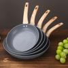 Sartén de piedra Maifan, sartén antiadherente para panqueques, tortillas, sartén para carne, sartén electromagnética universal sin aceite, sartén para ahumar