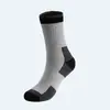 Calcetines Populares para Hombre de Tallas Grandes Transfronterizos para Otoño e Invierno, Calcetines Gruesos de Lana, Calcetines Cálidos de Cachemir con Forro de Felpa, Calcetines Largos de Tubo Alto Zhuji