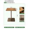 Café Estilo Coreano Conjunto de Mesa e Cadeiras com Tema Oceano Loja de Sobremesas Padaria de Bolos Mesa Quadrada Pequena Loja de Chá com Leite Mesa e Cadeiras de Lazer