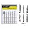Set de Cabezales para Pulir Uñas, Kit de Herramientas de Pretratamiento de Acero de Tungsteno y Arena Diamantada para Eliminar Esmalte de Uñas y Piel Muerta, Específicamente para Uñas Portátiles