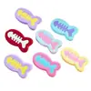 Accesorios para Peces Acrílicos DIY Pinzas para el Cabello Hueso de Pescado Materiales de Parche Hechos a Mano Pegamento Cremoso Funda de Teléfono Decoración de Zapatos Materiales para Zapatos
