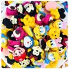 Parche de Accesorios de Resina de Dibujos Animados para Bricolaje, Pegamento en Crema, Paquete de Materiales para Fundas de Teléfono Móvil y Joyería, Pato de Goma Mixto, Pinza para el Cabello Infantil