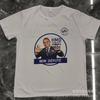 Camiseta de Campaña Presidencial Extranjera, Camiseta Cultural, Camiseta de Manga Corta, Cuello Redondo Versátil, Corte Holgado, Ropa Casual Estampada