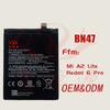 Bateria para Celular Bn47 é Adequada para Celular Xiaomi Mi A2 Lite Redmi 6Pro Bateria de Celular Atacado de Fábrica